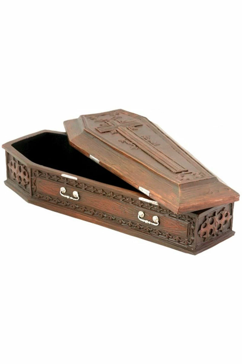 Pacific Giftware Vampire Cross Coffin Box 6 Pacific Giftware Vampire Cross Coffin Box - Image 4