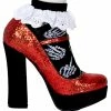 Too Fast Up Yours Skeleton Ankle Lace Trim Socks -AKUMU INK shop YAS cacb8568 9f80 4f67 b98f 163da8383c50