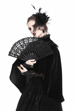DARK IN LOVE Lust For Lace Hand Fan -AKUMU INK shop Yes1 15d2f291 bc83 435a 8d90 85dd41c7f27e