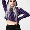 KILLSTAR Zephyr Hooded Top [PURPLE] -AKUMU INK shop ZEPHYR HOODED TOP PURPLE W B x16 252f1c19 7220 4dd8 a5c2 671f2b48775a