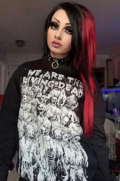 VampireFreaks Living Dead Zombies Hoodie [Zipper Or Pullover] -AKUMU INK shop ZOmbie Horror Tee