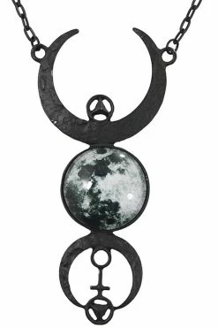 RESTYLE Black Full Moon Necklace -AKUMU INK shop aaaaaaaaa 02299555 a3a4 4a70 bc5b 661b3d491efa