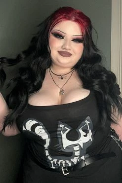 VampireFreaks Skelekitty Tee [Multiple Styles Available] -AKUMU INK shop adasdasdadas