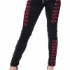 POIZEN INDUSTRIES Adina Pants -AKUMU INK shop adina pant black red heartless 1