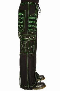 TRIPP NYC Tripp Electro Pants [Black/Green] -AKUMU INK shop af7654m blkgrn s