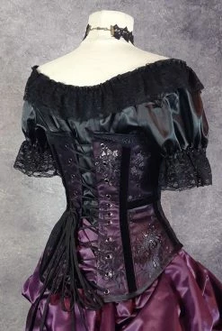 Gallery Serpentine Victorian Under Corset Chemise -AKUMU INK shop alice chem ob back