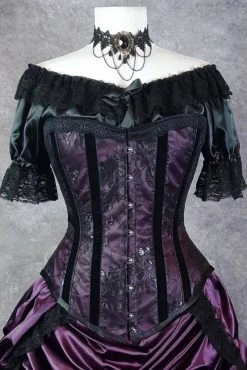 Gallery Serpentine Victorian Under Corset Chemise -AKUMU INK shop alice chemise obfront