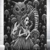 VampireFreaks Alice In Murderland Shower Curtain -AKUMU INK shop alice murderland shower curtain