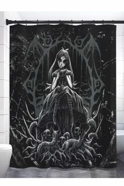 VampireFreaks Dark Alice In Wonderland Shower Curtain