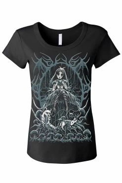 VampireFreaks Dark Alice V2 Tee [Multiple Styles Available] -AKUMU INK shop alice womens scoop neck front resize