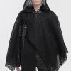 DEVIL FASHION Pestilence Netted Cloak -AKUMU INK shop alternative mens fashion store