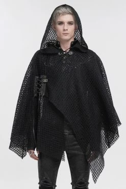 DEVIL FASHION Pestilence Netted Cloak