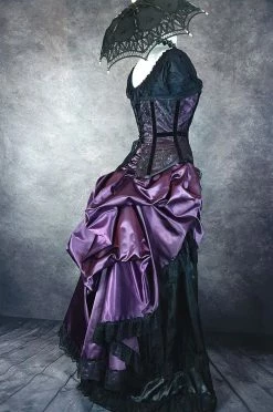Vic & Steam Amethyst Victorian Bustle Deluxe -AKUMU INK shop amethyst cage ens 2