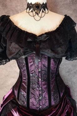 Gallery Serpentine Corsetry Amethyst Beauty Corset & Victorian Bustle Skirt Set -AKUMU INK shop amethyst beauty ubvic front 800x1200 f7e9ca36 1bc2 40e5 88dd 2e6ebc11f829