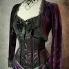 Gallery Serpentine Amethyst Velvet Bolero Shrug -AKUMU INK shop amethyst bolero shrug fs