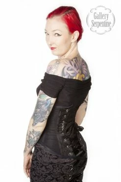 Gallery Serpentine Corsetry Arabesque Shape Wear Corset, Custom Sized -AKUMU INK shop arabesque3