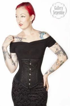 Gallery Serpentine Corsetry Arabesque Shape Wear Corset, Custom Sized -AKUMU INK shop arabesque4