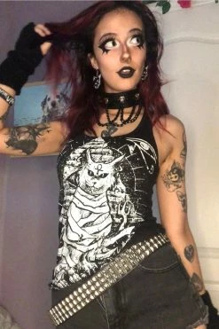 VampireFreaks Bastet Tee [Multiple Styles Available] -AKUMU INK shop bass