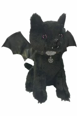 Spiral Bat Cat Plush Toy -AKUMU INK shop bat cat