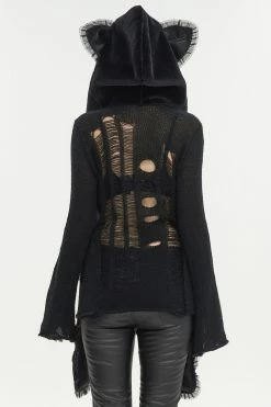 DEVIL FASHION Bat Ears Hat [Batwing Pockets] -AKUMU INK shop bat ears hat