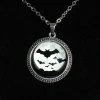 Catalyst Bat Moon Necklace 1 Catalyst Bat Moon Necklace -AKUMU INK shop bat moon necklace02