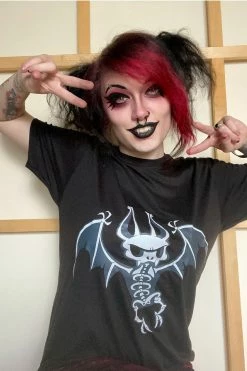 VampireFreaks Batty Bones Tee [Multiple Styles Available] -AKUMU INK shop bat shirt e06ee15c daf8 48b1 885e 5d50ba6f4c34