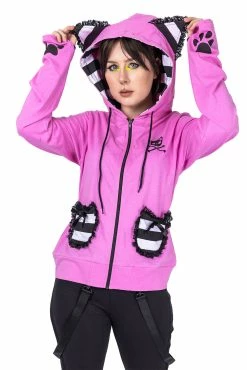 POIZEN INDUSTRIES BBK Frill Hoodie [PINK]