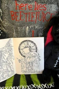 VampireFreaks Creepy Coloring Book -AKUMU INK shop beetlejuie