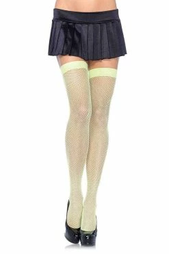LEG AVENUE Fishnet Thigh Highs [Various Colors] -AKUMU INK shop bfhrthtghtr