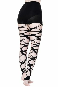KILLSTAR Carved Up Slashed Tights 7 KILLSTAR Carved Up Slashed Tights -AKUMU INK shop bgffgfg
