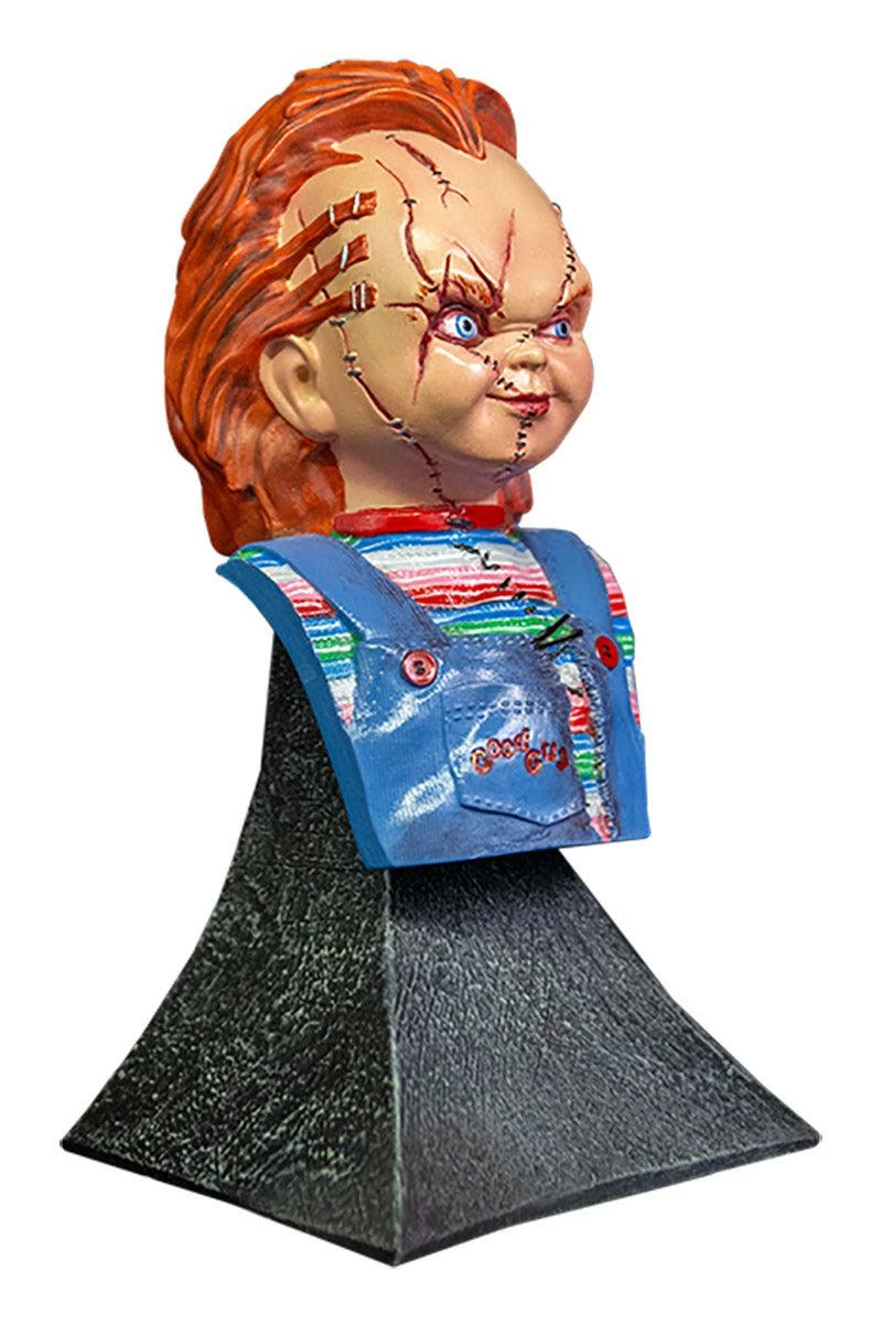TRICK OR TREAT STUDIOS Bride Of Chucky - Chucky Mini Bust Statue 5 TRICK OR TREAT STUDIOS Bride Of Chucky - Chucky Mini Bust Statue - Image 3