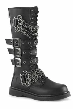 Demonia Brass Knuckle Combat Boots [Bolt-450 Boots]