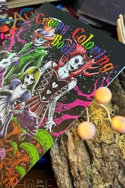 VampireFreaks Creepy Coloring Book -AKUMU INK shop book
