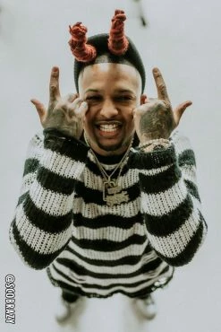 Catalyst White/Black Striped Distressed Sweater -AKUMU INK shop brazy1