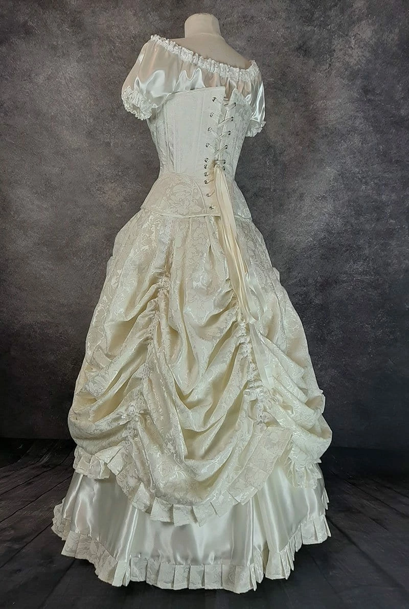 Gallery Serpentine Victorian Alicia Wedding Gown, Made To Order 4 Gallery Serpentine Victorian Alicia Wedding Gown, Made To Order - Image 2