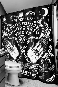 Too Fast Spirit Board Hands Shower Curtain