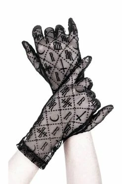 RESTYLE Luxurious Goth Gloves -AKUMU INK shop cfsdfdx