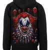 VampireFreaks Killer Clowncore Hoodie [Zipper Or Pullover] -AKUMU INK shop clownZipperBack
