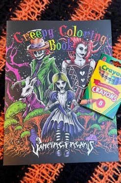 VampireFreaks Creepy Coloring Book -AKUMU INK shop color