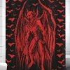 VampireFreaks Creature Of The Night Shower Curtain -AKUMU INK shop creature of the night