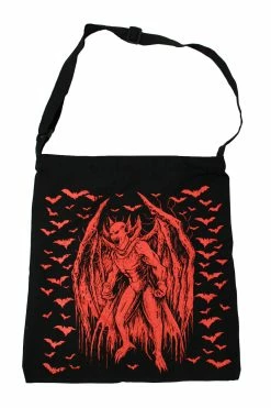 VampireFreaks Shoulder Sling Zipper Tote Bag 20 VampireFreaks Shoulder Sling Zipper Tote Bag -AKUMU INK shop creature of the night 7883cdd2 b7c5 43f3 b10c ef37745ef793