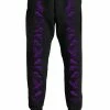 VampireFreaks Nevermore Raven Joggers [PURPLE] -AKUMU INK shop crow joggers purple