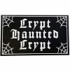 SOURPUSS Crypt Haunted Crypt Doormat -AKUMU INK shop crypt haunted crypt
