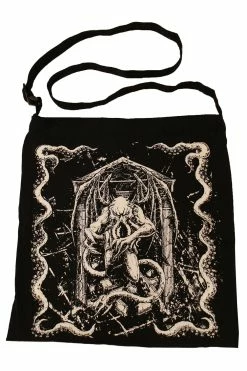 VampireFreaks Shoulder Sling Zipper Tote Bag 19 VampireFreaks Shoulder Sling Zipper Tote Bag -AKUMU INK shop cthulhu