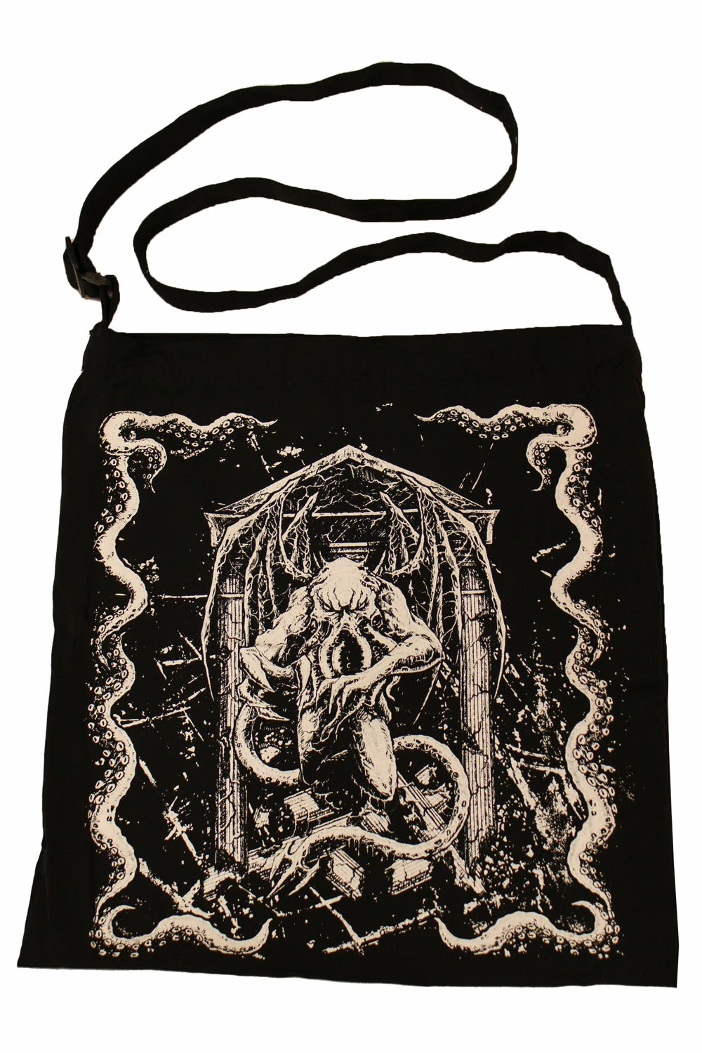 VampireFreaks Shoulder Sling Zipper Tote Bag 6 VampireFreaks Shoulder Sling Zipper Tote Bag - Image 4