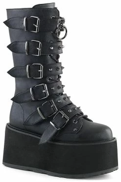Demonia Buckled Bondage Boots [DAMNED-225]