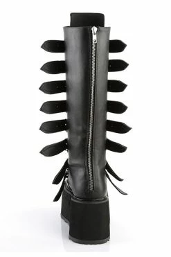 Demonia Queen Of The DAMNED-318 Boots [Black Vegan Leather] -AKUMU INK shop damned 318 bvl09 grande 7011f8a7 b791 431f b468 6b373ef2c8a9