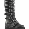 Demonia Queen Of The DAMNED-318 Boots [Black Vegan Leather] -AKUMU INK shop damned 318 bvl grande a1304254 6b8f 4e1c 927f d8d966f6f4fc