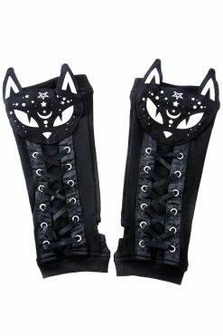 POIZEN INDUSTRIES Dark Kitty Arm Warmers