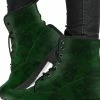 Gallery Serpentine Green Renaissance Vegan Boots, FREE Shipping 2 Gallery Serpentine Green Renaissance Vegan Boots, FREE Shipping -AKUMU INK shop darkgreenrenaissancebootsREG38